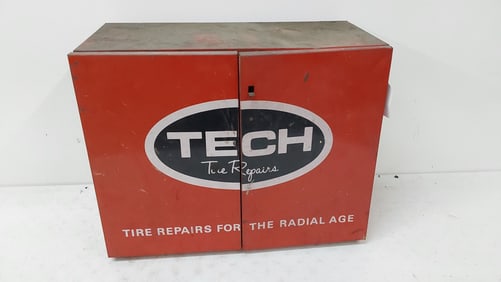 Tech Tire Repair metal cabinet