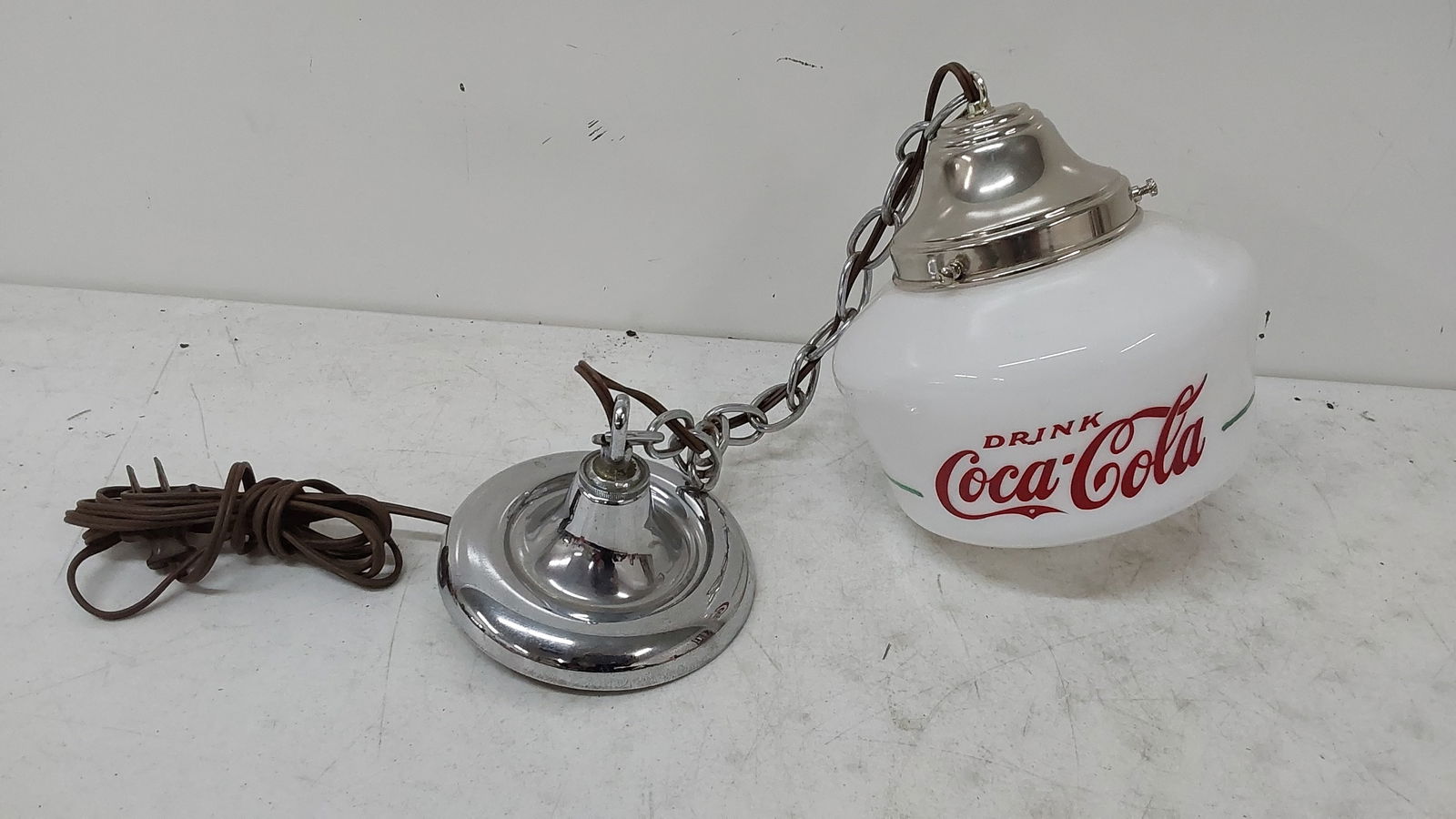 small Coca-Cola ceiling light (1 of 1)