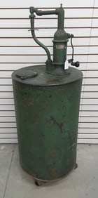 Appaline Oil Co oil drum with pump
