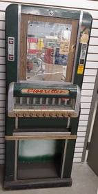 ca 1940s cigarette machine