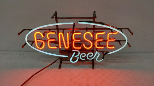 Genesee Beer neon sign