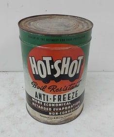 Hot Shot Antifreeze tin