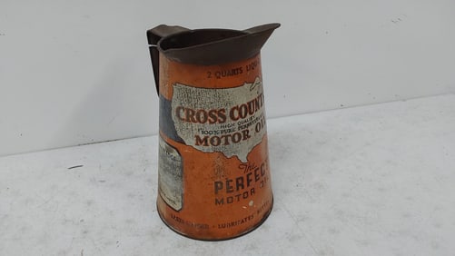 Cross Country Motor Oil pitcher