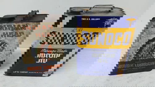(2) miscellaneous tin cans