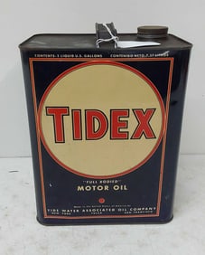 Tidex Motor Oil tin can