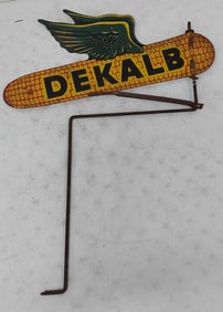 Dekalb seed corn sign with bracket