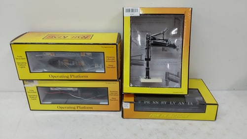 (4) Rail King model railroad accessories
