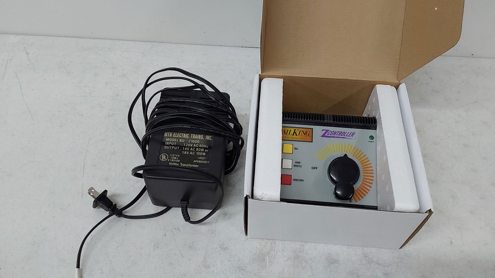 (1) MTH toy transformer and (1) RK Z-controller (1 of 1)