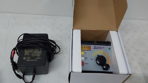 (1) MTH toy train transformer (1) RK Z-controller
