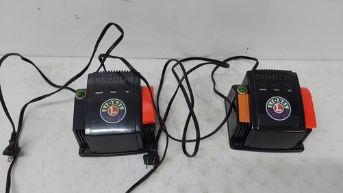 (2) Lionel model train transformers