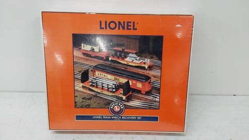 factory sealed Lionel train wreck recovery set