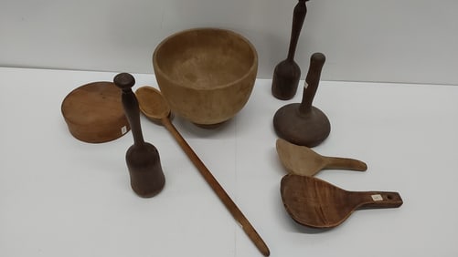 (8) early wood items