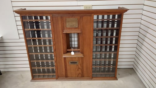 US Post Office Postal window with Teller's cage