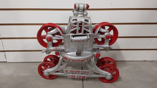 Myers unloader hay trolley