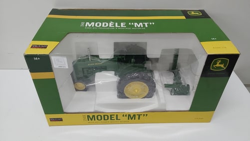 ERTL tractor model with mower