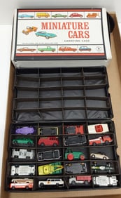Match Box case with (20) vehicles