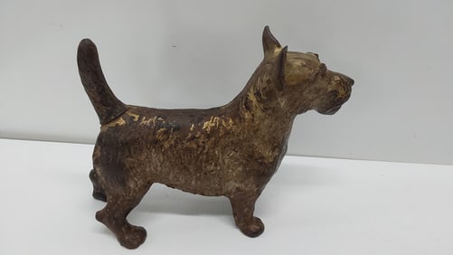 cast iron Scotty dog door stop
