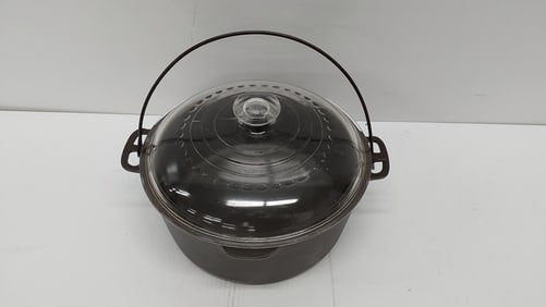 Wagner 1268H dutch oven w/glass lid