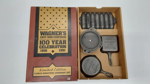 Wagner's 100 year, 5 pc miniature cookware set