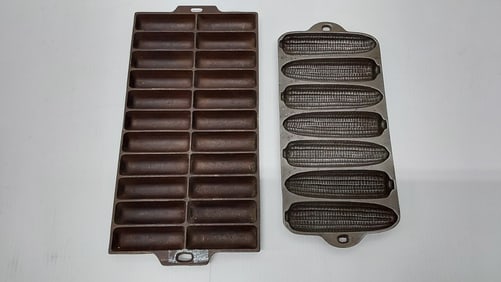 Wagner Rusty Korn Kobs pan and bread fingers