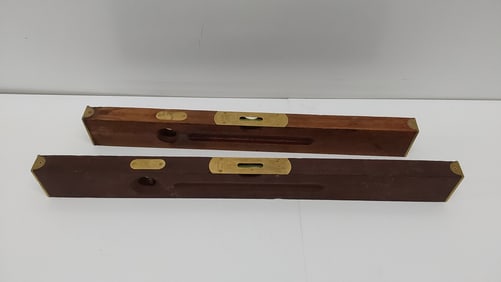 (2) Keen Kutter wood levels