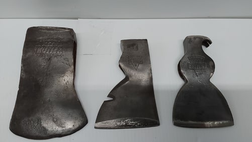(3) Keen Kutter axe heads