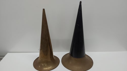 (2) phonograph horns