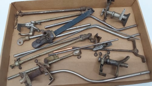 flat of phonograph parts