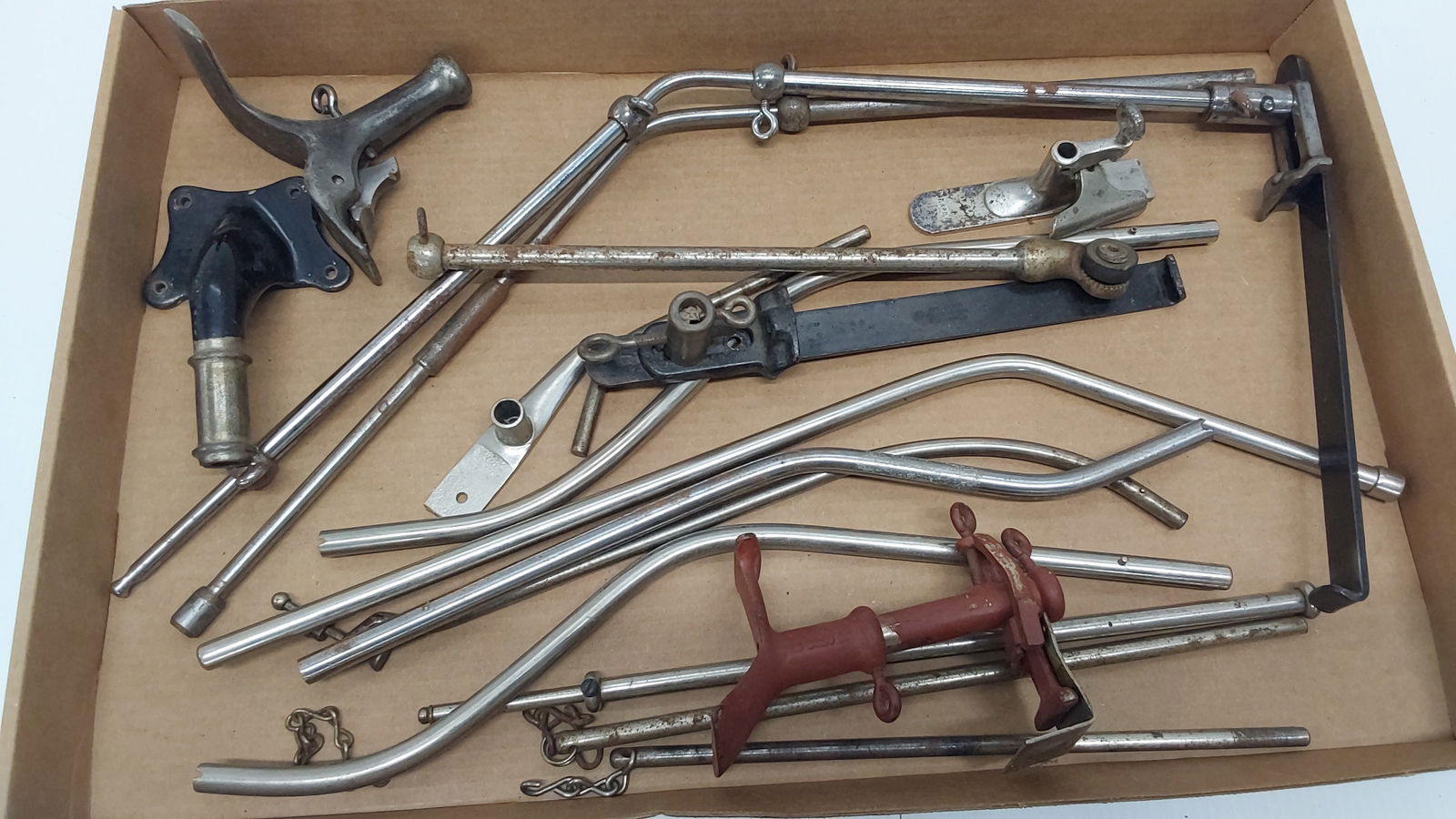 flat of phonograph parts (1 of 1)