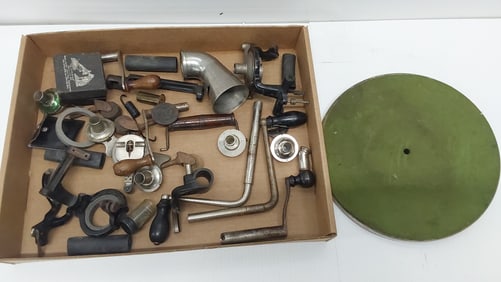 flat of phonograph parts
