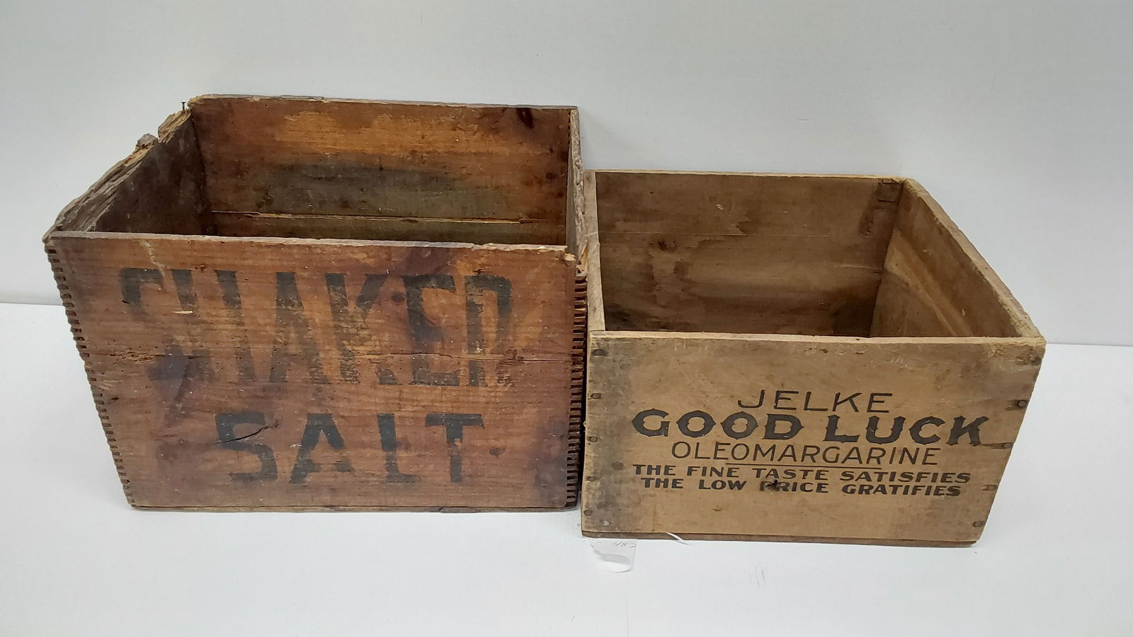 (2) vintage wood boxes (1 of 1)