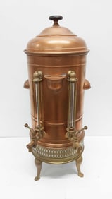 vintage coffee perculator copper/brass