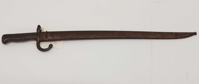 1874 short sword/rifle bayonet with scabbard