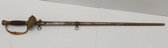 post Civil War Veteran's group dress sword with scabbard