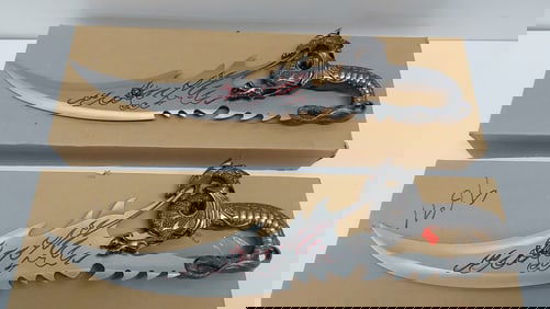(2) fantasy weapons (identical)