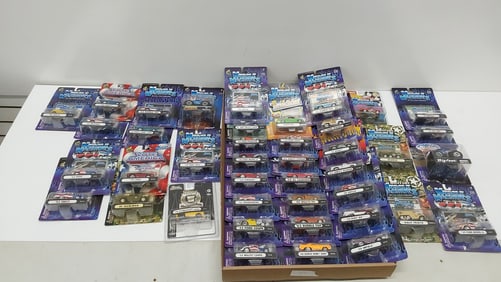 large flat of (40) various diecast cars