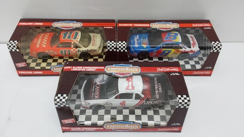 (3) American Muscle diecast cars