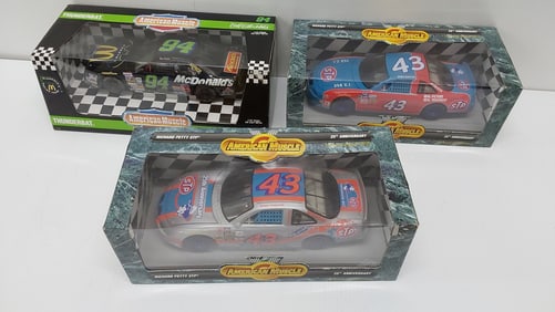 (3) American Muscle diecast cars