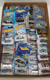 (55) Hot Wheel cars and trucks