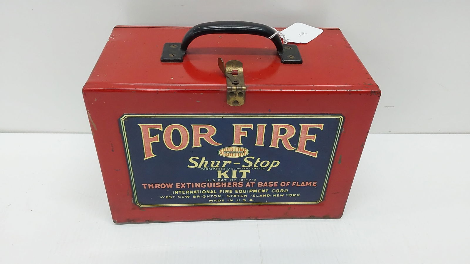 Shur-Stop fire extinguisher kit ca 1930s (1 of 2)