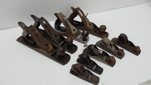 (9) wood planes