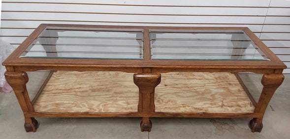 floor showcase made for mounted animals