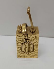 brass mining detonator paperweight ISEE