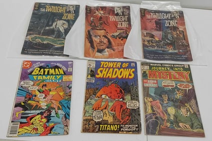 (17) vintage comic books