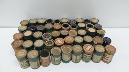 (49) Edison phonograph cylinders or sleeves