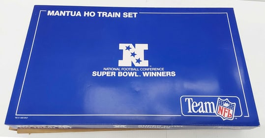 Mantua HO Super Bowl NFL/NFC train set
