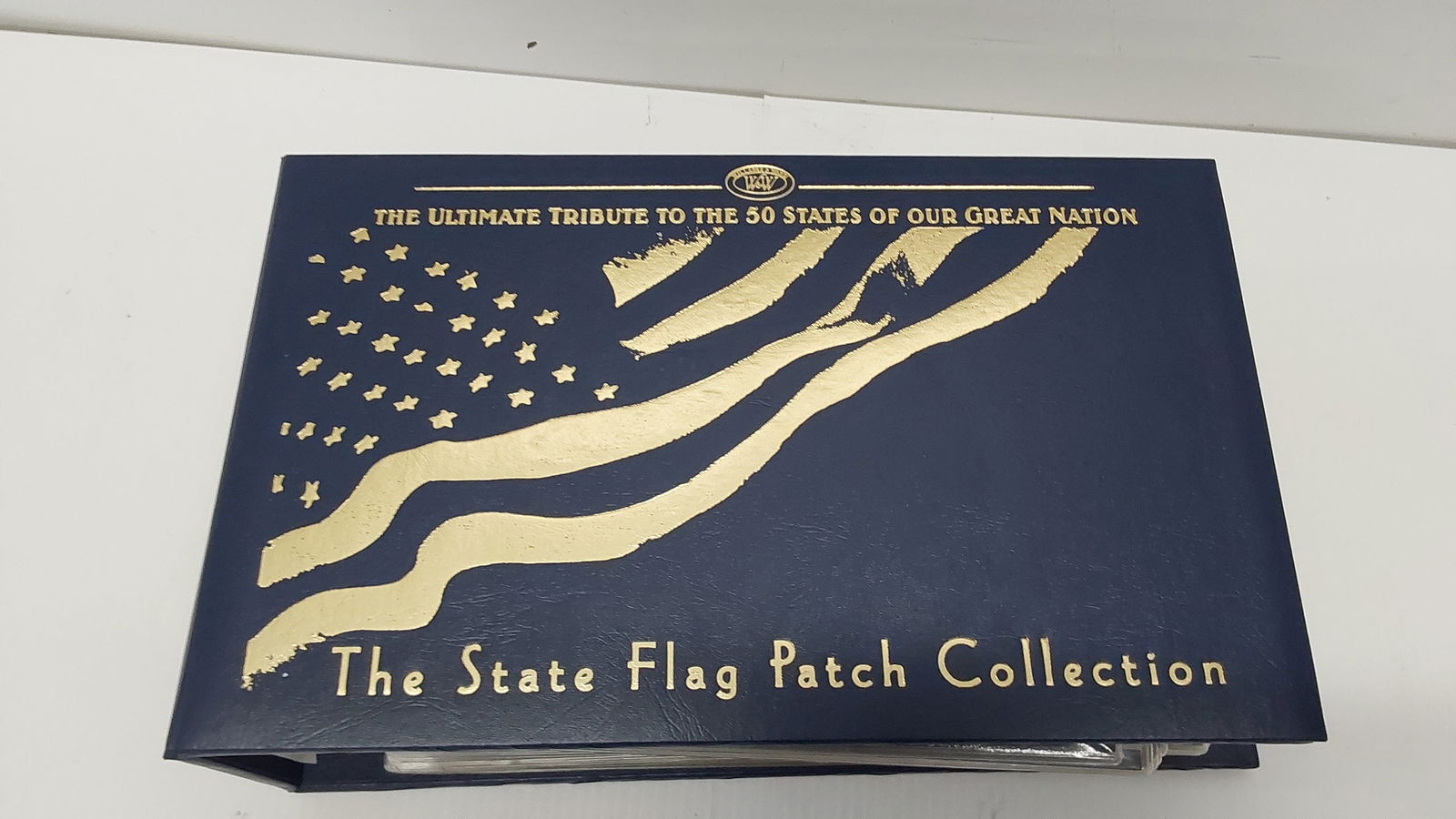 The State Flag patch collection in binder (1 of 3)
