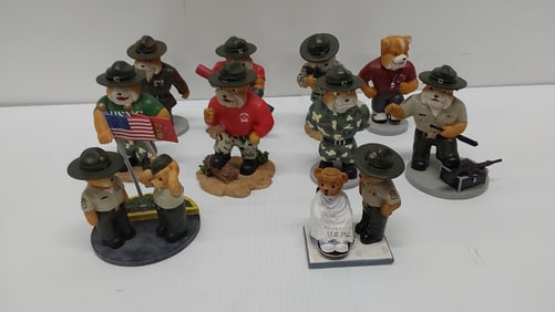 (10) Faithful Fuzzies Marine Corp collectibles