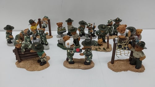 (12) USMC Faithful Fuzzies, Boot Camp figures