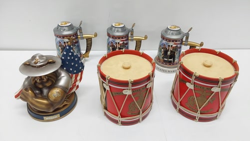 miscellaneous Marine Corp collectibles